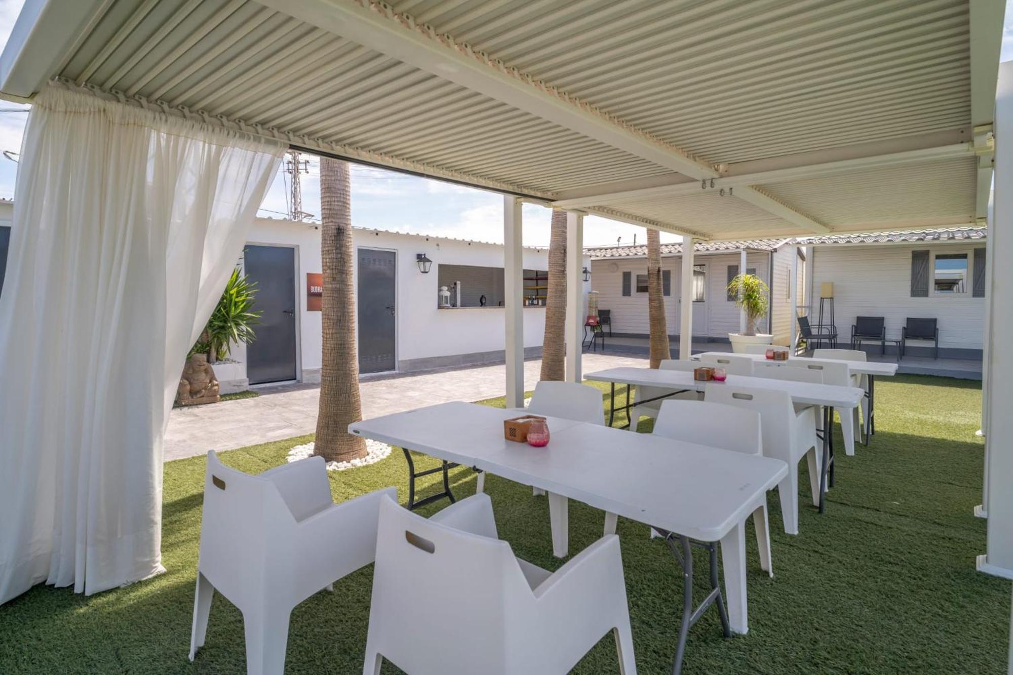 Bungalow buda beach Sanlucar de Barrameda Bagian luar foto